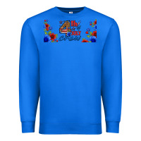 True Royal floral 4th of july crew 16oz libbey cup Premium Sweatshirt - HRA Design Shop