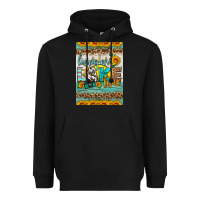 Black living on lake time air freshener Heavyweight Hoodie - HRA Design Shop