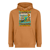 Meerkat living on lake time air freshener Heavyweight Hoodie - HRA Design Shop