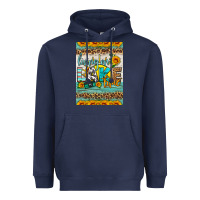 Navy living on lake time air freshener Heavyweight Hoodie - HRA Design Shop