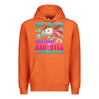 Carrot just a girl who loves axolotls Premium Hoodie - Jasminsmagicworld