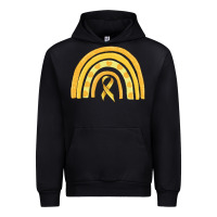 Black childhood cancer awareness rainbow Urban Hoodie - MaliasSmallBusiness