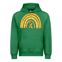 Emerald childhood cancer awareness rainbow Urban Hoodie - MaliasSmallBusiness