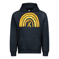 Navy childhood cancer awareness rainbow Urban Hoodie - MaliasSmallBusiness