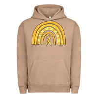 Pigment Burro childhood cancer awareness rainbow Urban Hoodie - MaliasSmallBusiness