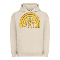 Pigment French Oak childhood cancer awareness rainbow Urban Hoodie - MaliasSmallBusiness