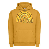 Pigment Peanut Butter childhood cancer awareness rainbow Urban Hoodie - MaliasSmallBusiness