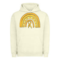 Pigment Pistachio childhood cancer awareness rainbow Urban Hoodie - MaliasSmallBusiness