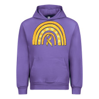 Tulip childhood cancer awareness rainbow Urban Hoodie - MaliasSmallBusiness