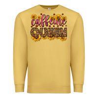 Antique Gold caffeine queen Premium Sweatshirt - HRA Design Shop