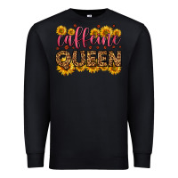 Black caffeine queen Premium Sweatshirt - HRA Design Shop