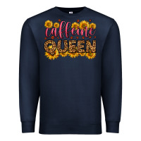 Navy caffeine queen Premium Sweatshirt - HRA Design Shop