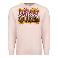 Pale Pink caffeine queen Premium Sweatshirt - HRA Design Shop