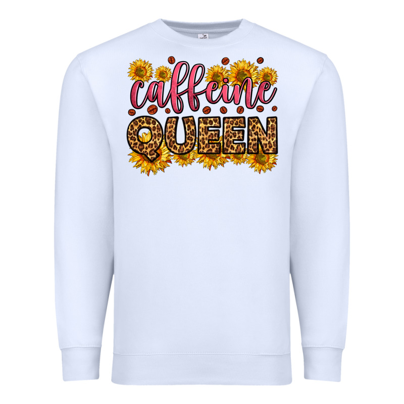 Caffeine Queen Premium Sweatshirt by HRA Design Shop | Teevron