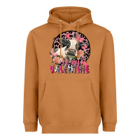 Meerkat be my valentine holstein cow valentine's day Heavyweight Hoodie - FaDigitalArtStudio