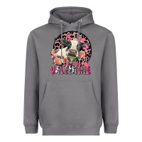 Storm be my valentine holstein cow valentine's day Heavyweight Hoodie - FaDigitalArtStudio