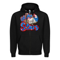 Black oh my stars chicken Zipper Hoodie - Zillion Design Studio