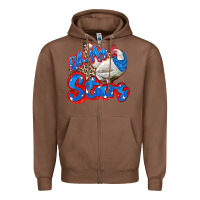 Chestnut oh my stars chicken Zipper Hoodie - Zillion Design Studio