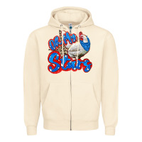 Sandshell oh my stars chicken Zipper Hoodie - Zillion Design Studio