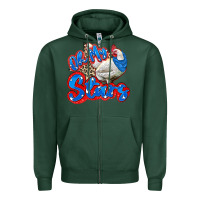 Sports Green oh my stars chicken Zipper Hoodie - Zillion Design Studio