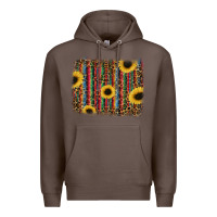 Coffee sunflowers serape leopard Premium Hoodie - RanaPortraitStore