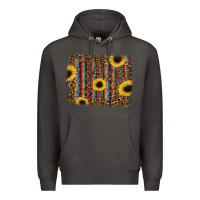 Smoke sunflowers serape leopard Premium Hoodie - RanaPortraitStore