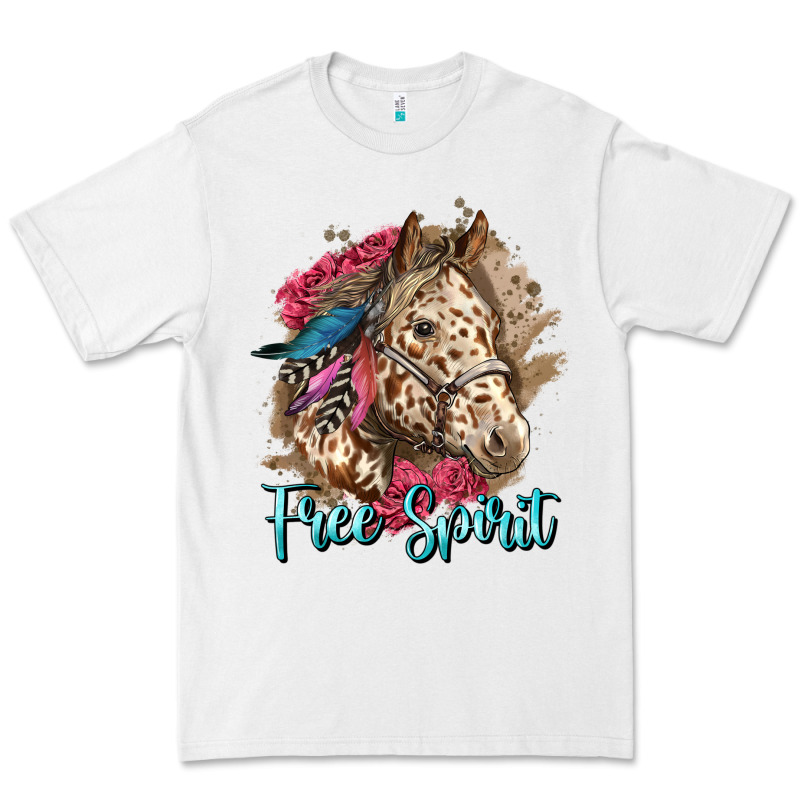 Free Spirit Appaloosa Horse Premium Tee by LillyAllenDesigns | Teevron