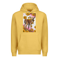 Antique Gold Western Cute Baby Deer Fawn Premium Hoodie - LillyAllenDesigns