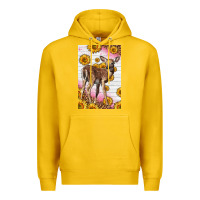 Lemon Western Cute Baby Deer Fawn Premium Hoodie - LillyAllenDesigns