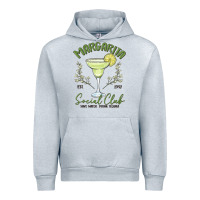 Heather Grey margarita social club Urban Hoodie - MaliasSmallBusiness