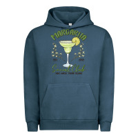 Pigment Midnight Navy margarita social club Urban Hoodie - MaliasSmallBusiness