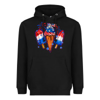 Black 4th of July ice creams Heavyweight Hoodie - Neo Western