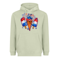 4th Of July Ice Creams Heavyweight Hoodie | Teevron