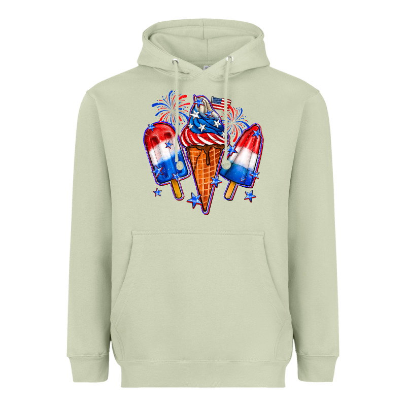 4th Of July Ice Creams Heavyweight Hoodie by Neo Western | Teevron