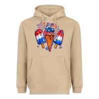 Mushroom 4th of July ice creams Heavyweight Hoodie - Neo Western