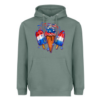Sage 4th of July ice creams Heavyweight Hoodie - Neo Western