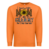 Carrot i have two titles mom and grmmh and i rock them both Premium Sweatshirt - CowhideDigitalArt