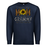 Navy i have two titles mom and grmmh and i rock them both Premium Sweatshirt - CowhideDigitalArt