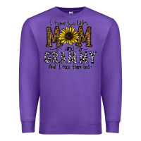 Purple i have two titles mom and grmmh and i rock them both Premium Sweatshirt - CowhideDigitalArt