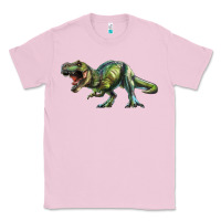 Bubblegum Pink t rex dinosaur Classic Tee - RanaPortraitStore