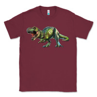 Burgundy t rex dinosaur Classic Tee - RanaPortraitStore