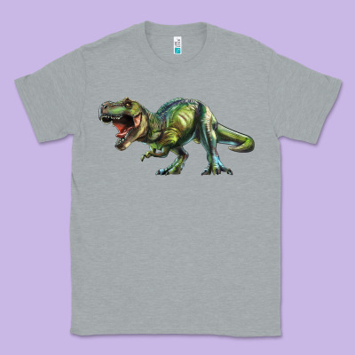 T Rex Dinosaur Classic Tee Designed By Ranaportraitstore