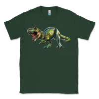 Sports Green t rex dinosaur Classic Tee - RanaPortraitStore