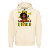 Sandshell beautiful black queen Zipper Hoodie - texasbilliewilder