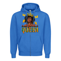 True Royal beautiful black queen Zipper Hoodie - texasbilliewilder