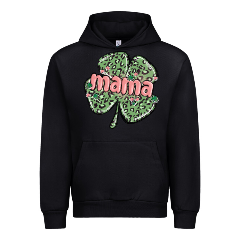 Leopard Shamrock Mama Urban Hoodie by MaliasSmallBusiness | Teevron