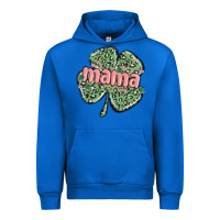 Cobalt leopard shamrock mama Urban Hoodie - MaliasSmallBusiness