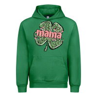 Emerald leopard shamrock mama Urban Hoodie - MaliasSmallBusiness