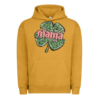 Pigment Peanut Butter leopard shamrock mama Urban Hoodie - MaliasSmallBusiness