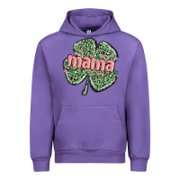 Tulip leopard shamrock mama Urban Hoodie - MaliasSmallBusiness